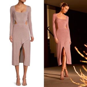 NWT | Revolve x Misa | Minka Midi Dress in Rose
